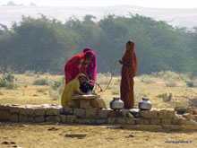 Femmes au puit - Désert du Thar - Inde